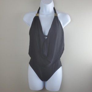 Bar III Swim - Bar III Womens Draped Monokini One-Piece Swimsuit Bar III Swim - Bar III Womens Draped Monokini One-Piece Swimsuit